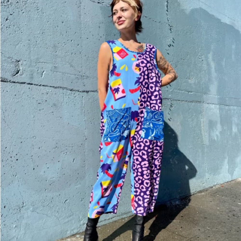 Nooworks Garden Jumpsuit Zero Waste - Snacks / Cheetah